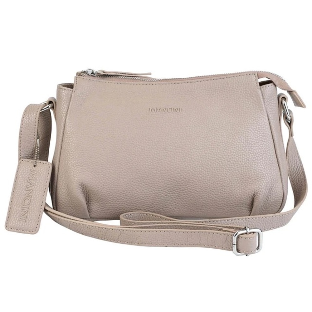 NWT Mancini Tan Women's Crossbody Bag